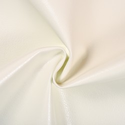 Ткань Дерматин (Кожзам) для мебели, цвет Белый (на отрез)  в Уссурийске