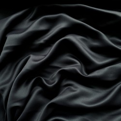 Светозатемняющая ткань для штор &quot;Блэкаут&quot; 95% (Blackout), цвет Черный (на отрез)  в Уссурийске