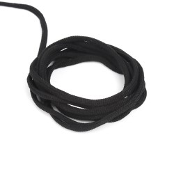 Шнур для одежды 4,5 мм, цвет Чёрный (на отрез)  в Уссурийске