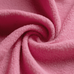 Флис Односторонний 130 гр/м2, цвет Розовый (на отрез)  в Уссурийске