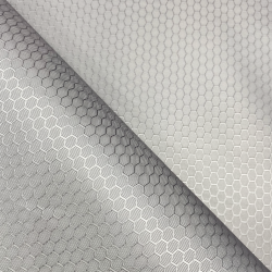 Ткань Оксфорд 300D PU Рип-Стоп СОТЫ, цвет Светло-Серый (на отрез)  в Уссурийске
