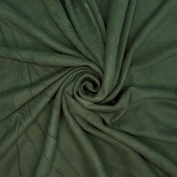 Ткань Флис Односторонний 130 гр/м2, цвет Темный хаки (на отрез)  в Уссурийске