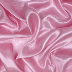 Ткань Атлас-сатин, цвет Розовый (на отрез)  в Уссурийске