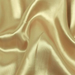 Ткань Атлас-сатин ЛЮКС, цвет Золотой (на отрез)  в Уссурийске