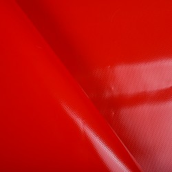 Ткань ПВХ 450 гр/м2, Красный (на отрез)  в Уссурийске
