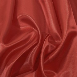 Ткань Атлас-сатин, цвет Красный (на отрез)  в Уссурийске