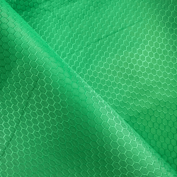 Ткань Оксфорд 300D PU Рип-Стоп СОТЫ, цвет Зелёный (на отрез)  в Уссурийске