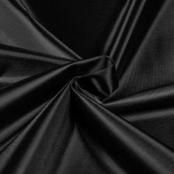*Ткань Оксфорд 210D PU, цвет Черный (на отрез)  в Уссурийске