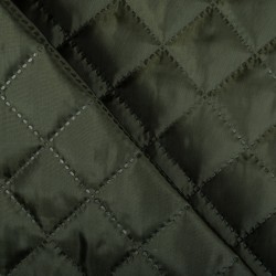 Стеганая подкладочная ткань с синтепоном (100гр/м2), цвет Хаки (на отрез)  в Уссурийске